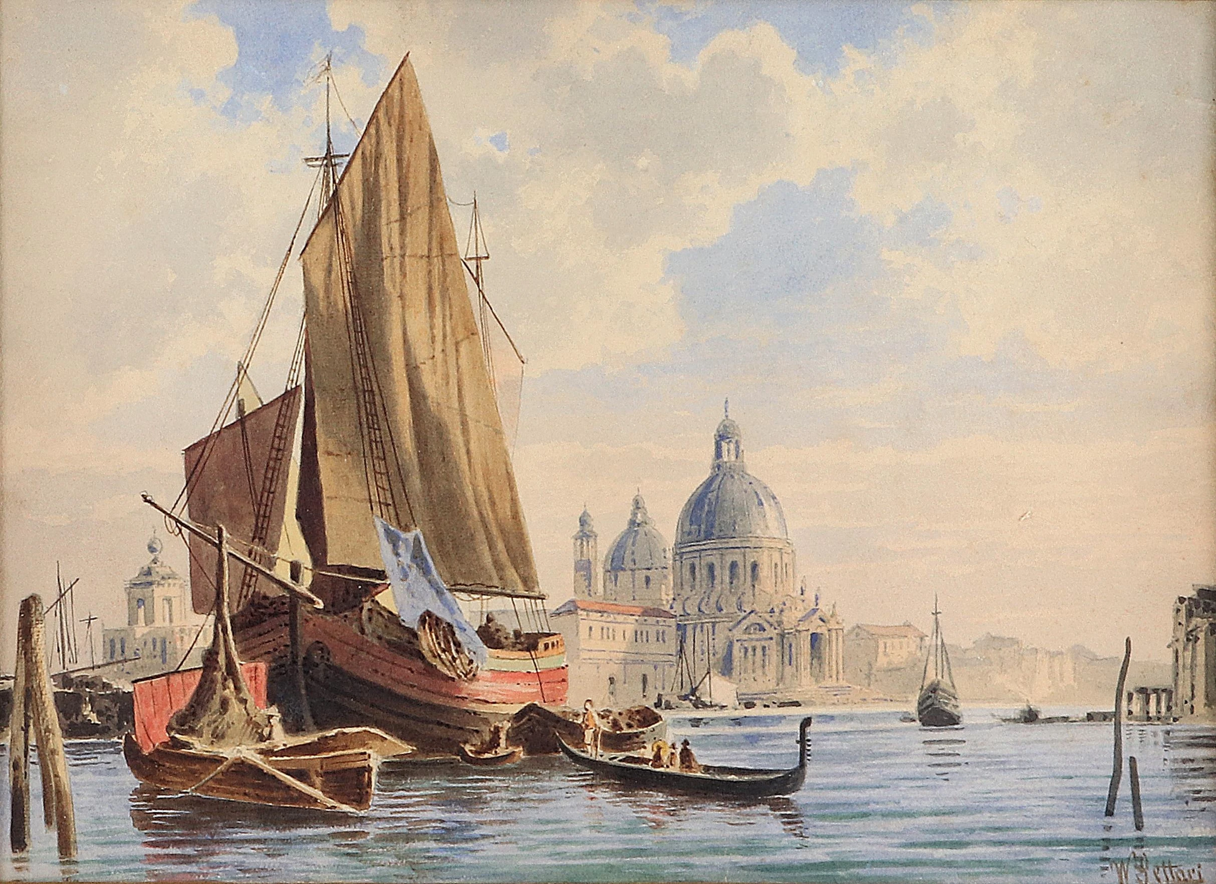 1841-Wilhelm Settari - Santa Maria della Salute Venezia